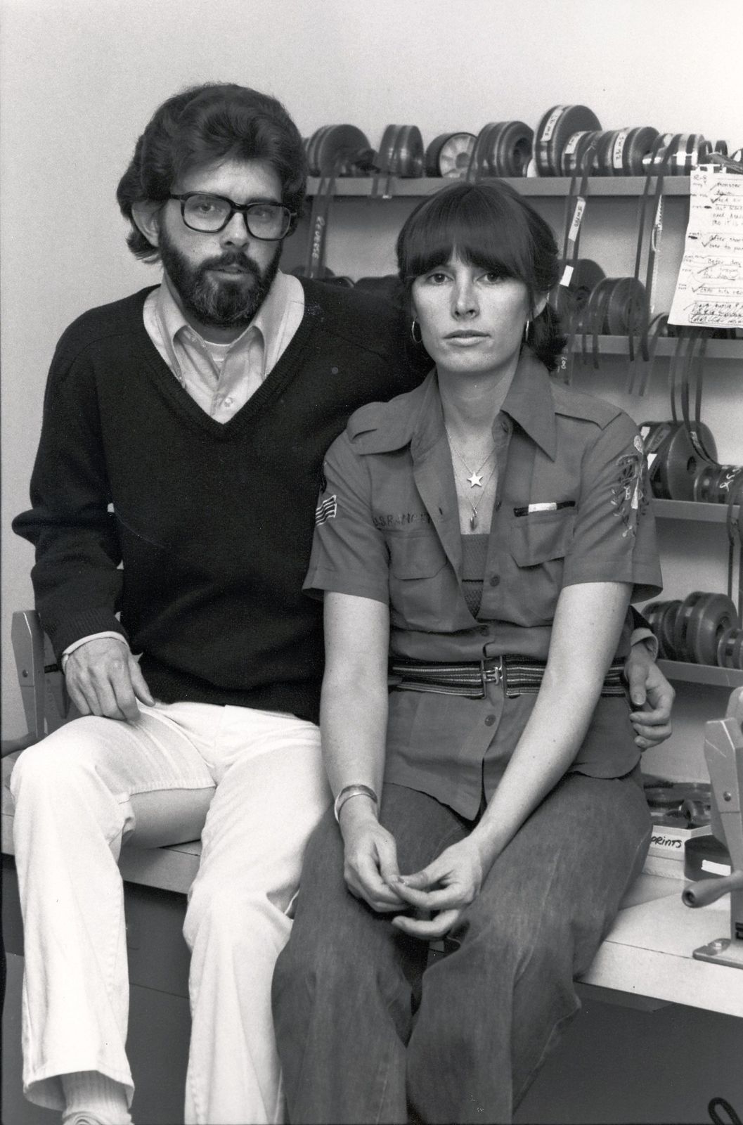 George Lucas et sa femme Marcia